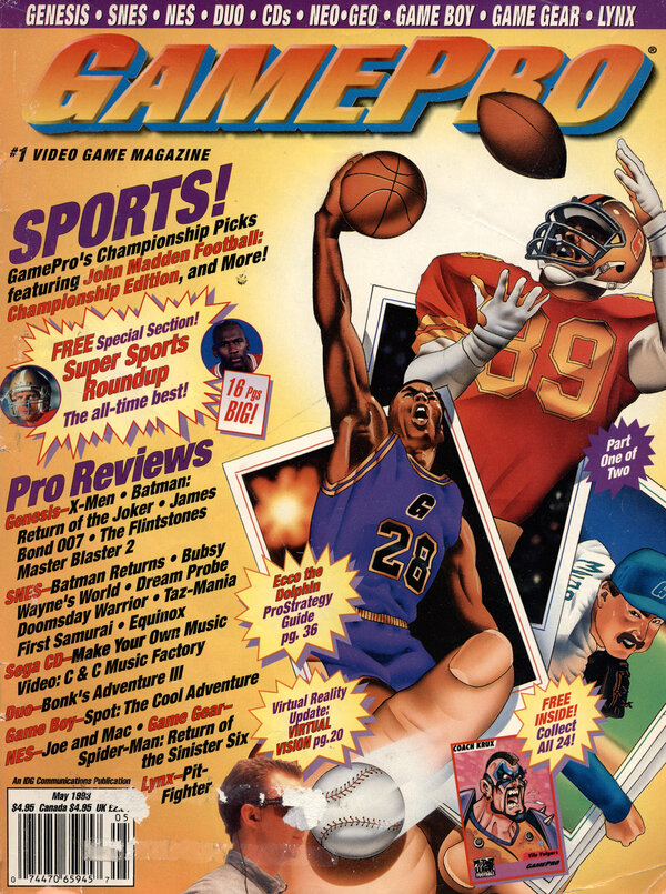 GamePro 046 (May 1993) Sports cover